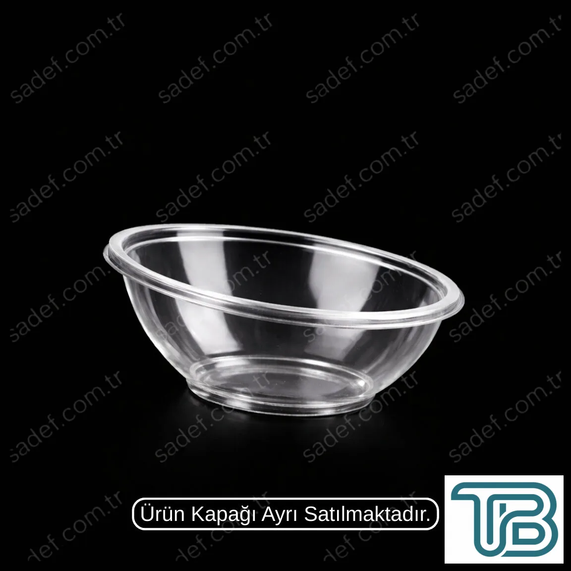 500 CC. EĞİK SALATA KABI ŞEFFAF 13 GR LARPLAST 450 ADET