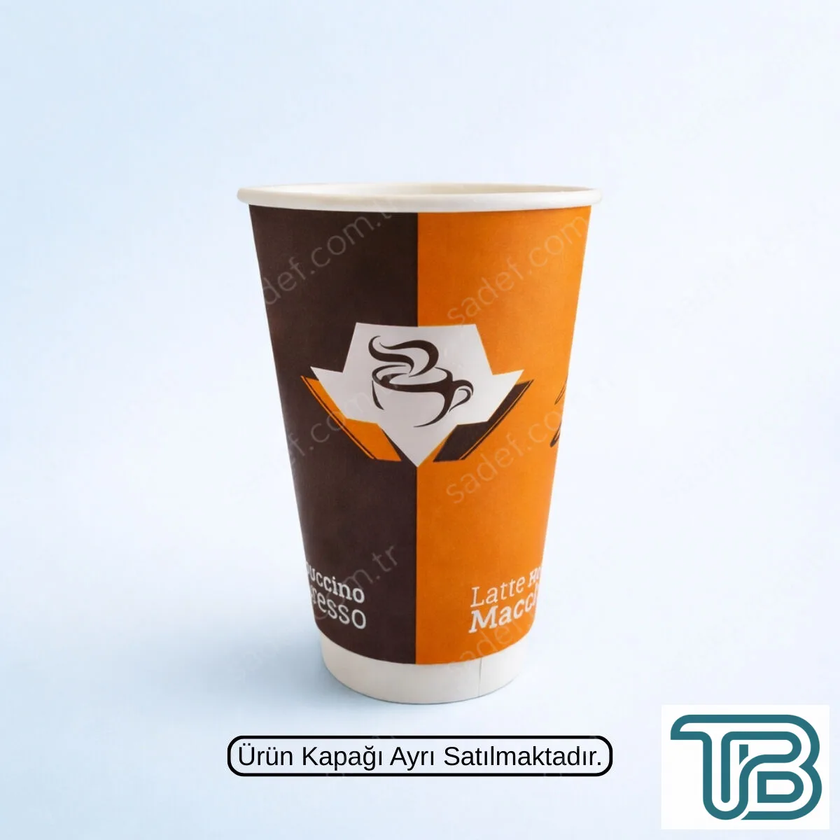 DOUBLE WALL 16 OZ BASKILI KARTON BARDAK SICAK 500 ADET