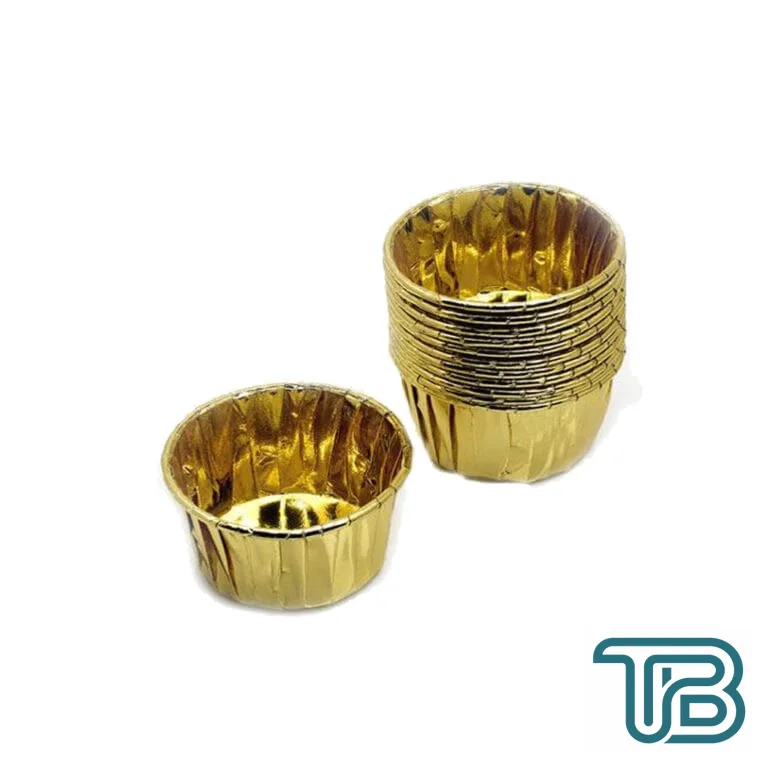 Cupcake Kalıbı Büyük Boy 62*40 Sufle-Muffin Kek Kalıbı (50 Adet) Altın - Eminönü ToptanS | Ticaretin Kalbinden