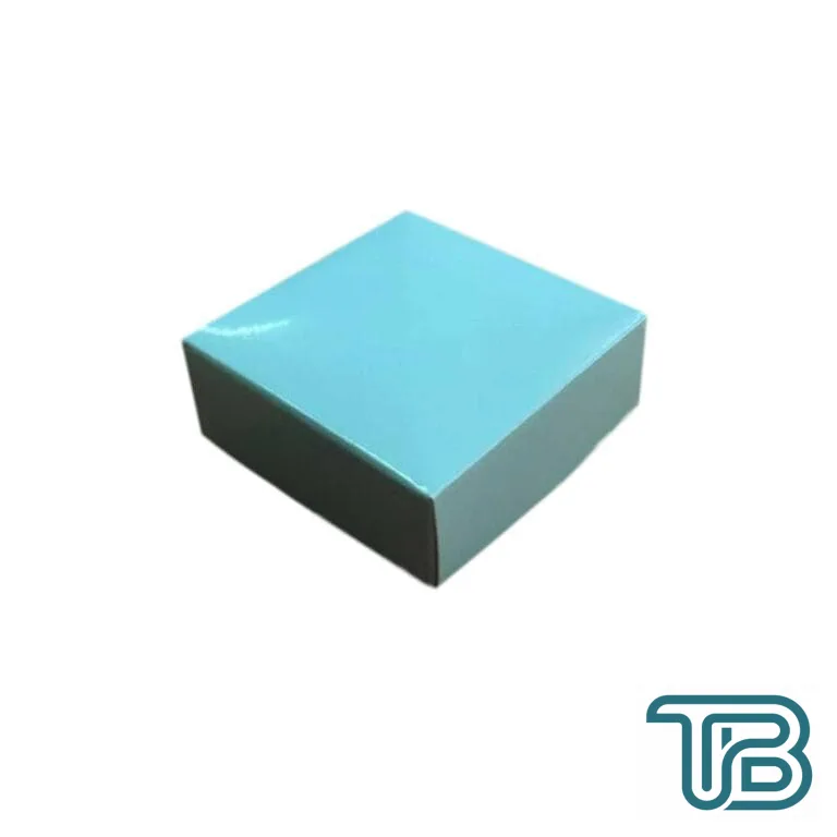 Komple Karton Kutu Düz Renk 6X6X2.5 CM (25 Adet) Mavi - Eminönü ToptanS | Ticaretin Kalbinden