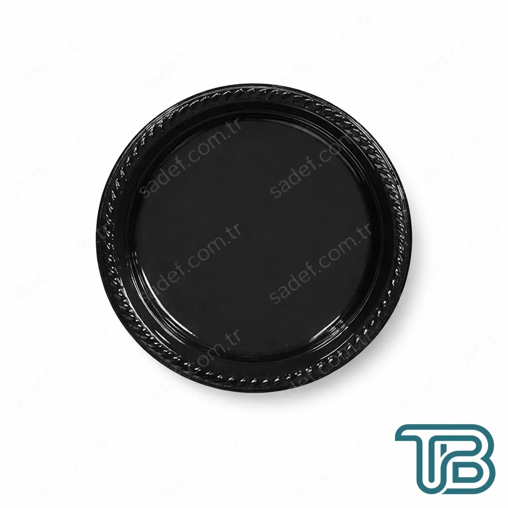 SİYAH - PARTY TABAK 25 AD ( 10 GR )