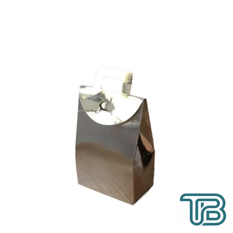 Kına Ve Çerez Çantası Karton DÜZ 7.5X11X4 CM (20 Adet) Gümüş - Eminönü ToptanS | Ticaretin Kalbinden