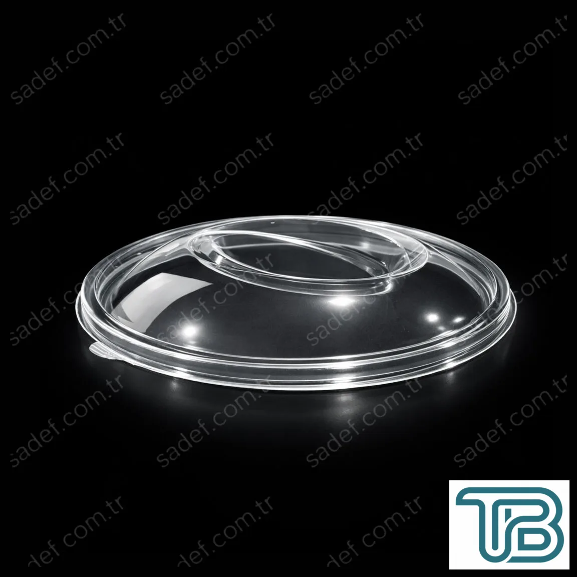 KAPAK 1000 CC. EĞİK SALATA ŞEFFAF 14 GR LARPLAST 400 ADET
