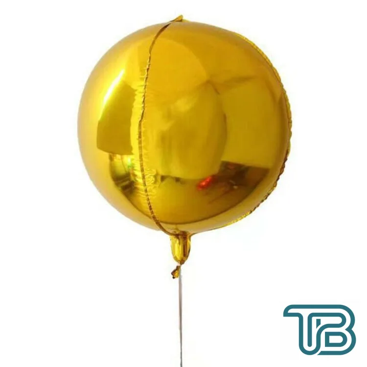 Toptan 55 cm küre gold folyo balon
