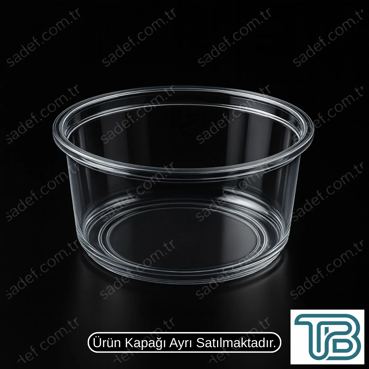 LM-12 12 OZ HUMUS PET KAP Ø117 LİMERA 14 GR ŞEFFAF 500 ADET