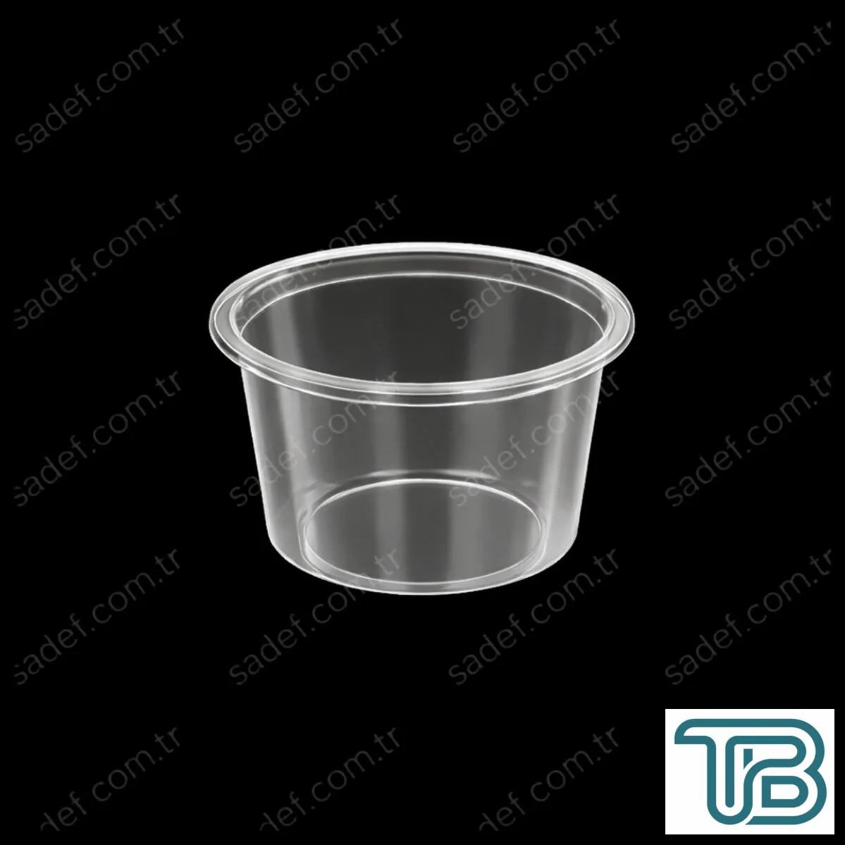 DİPACK PET 100 CC SOS KABI 3 GR ŞEFFAF + KAPAK 1000 ADET
