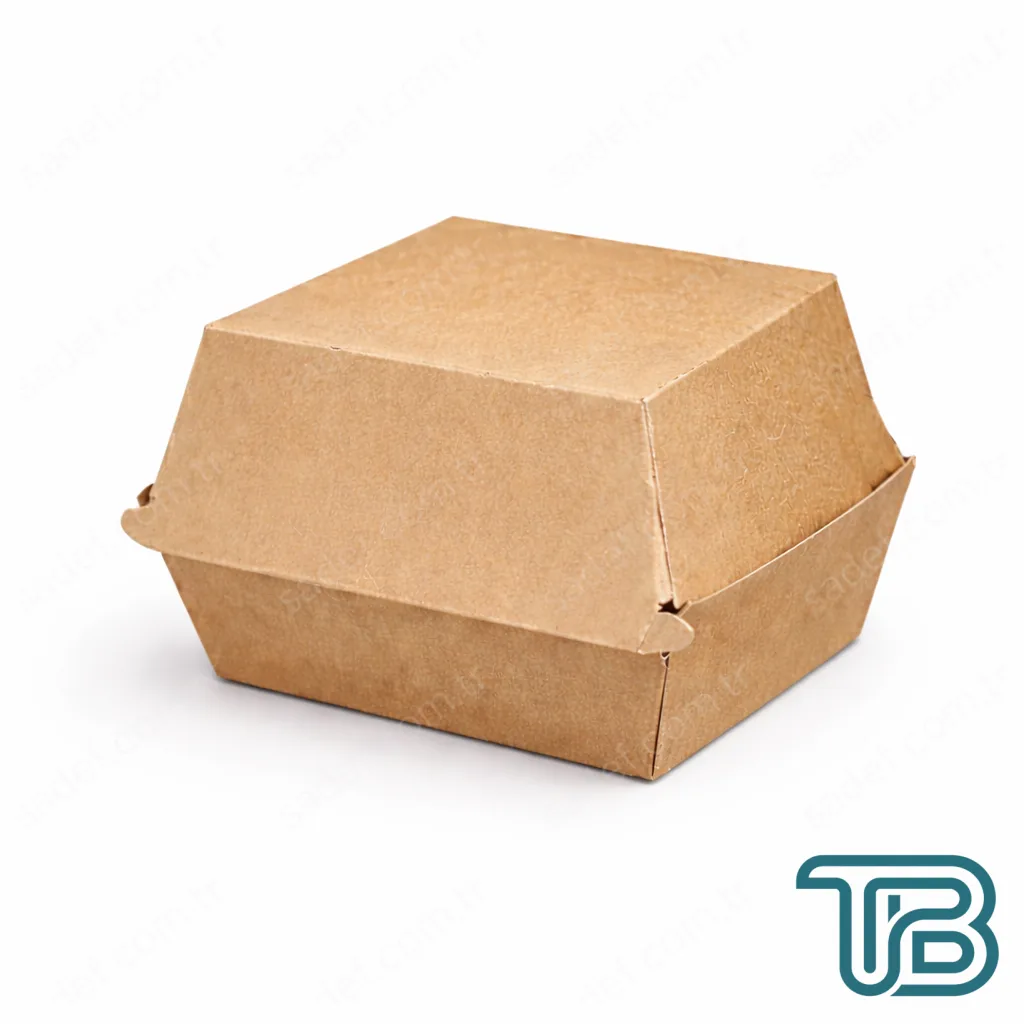 KRAFT HAMBURGER KUTUSU 14X14X9 ( BÜYÜK BOY ) 100 ADET
