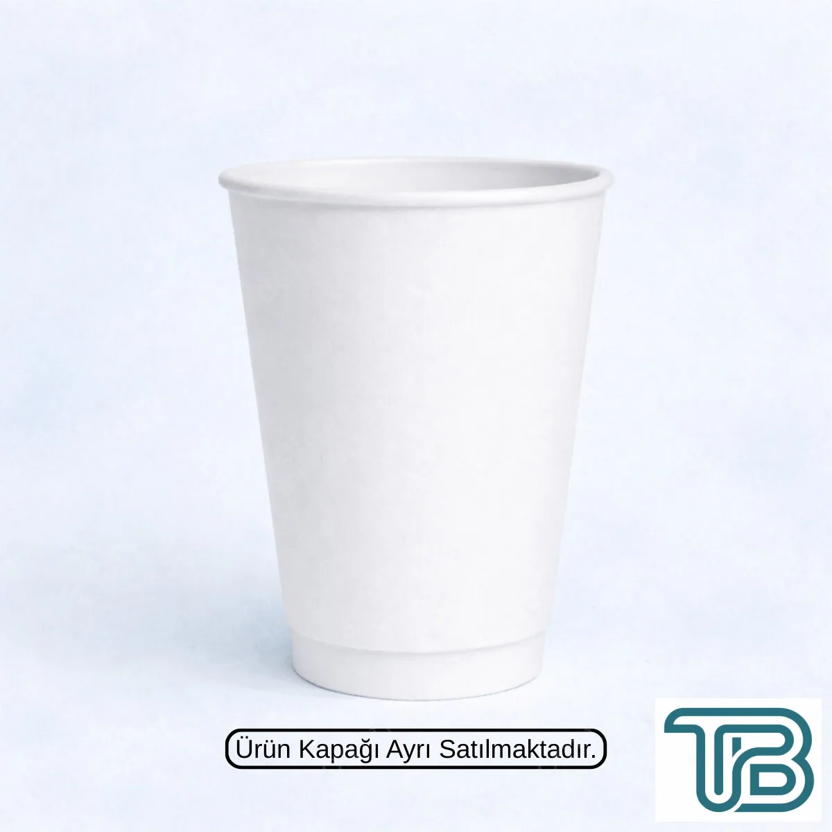 BEYAZ DOUBLE WALL 16 OZ BASKISIZ KARTON BARDAK SICAK 500 ADET