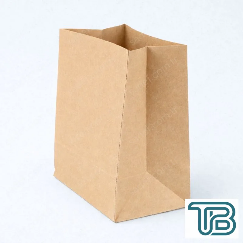 SAPSIZ KRAFT KAĞIT TORBA 25X28X14 CM 100 ADET