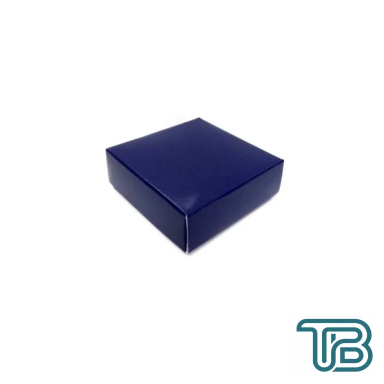 Komple Karton Kutu Düz Renk 6X6X2.5 CM (25 Adet) Lacivert - Eminönü ToptanS | Ticaretin Kalbinden