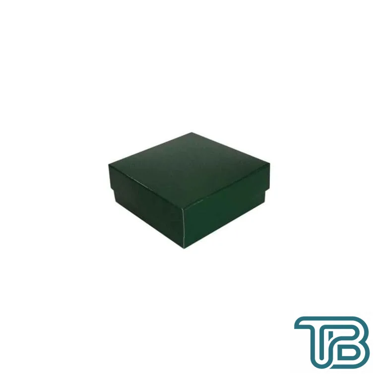 Komple Karton Kutu Düz Renk 8X8X3 CM (25 Adet) Yeşil - Eminönü ToptanS | Ticaretin Kalbinden