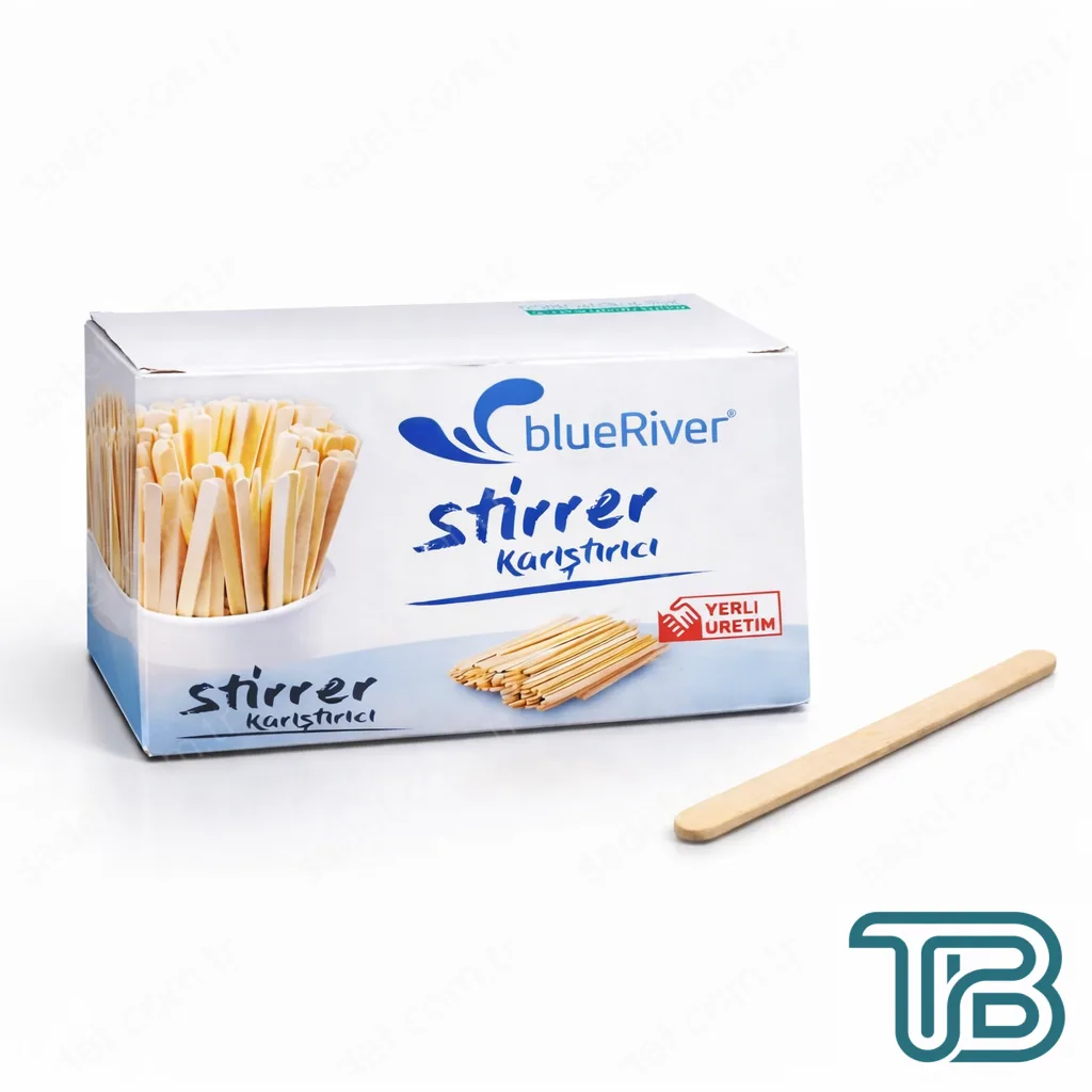 AHŞAP KARIŞTIRICI 11 CM - 400 AD BLUERİVER X 24 PAKET