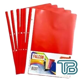 Toptan Falcon Telli Dosya – Kırmızı – 50\'li Paket