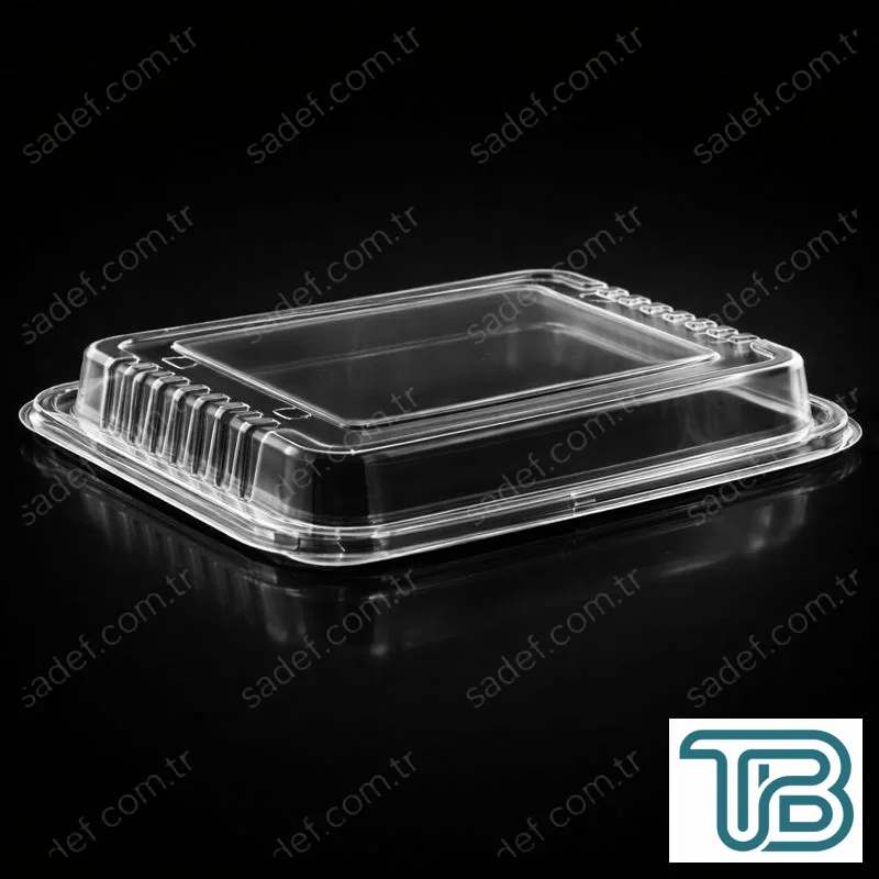 KAPAK TEK BÖLMELİ MICROWAVE 18 GR ŞEFFAF ELTRON 300 ADET