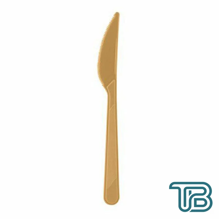 Bıçak Plastik (25 Adet) Altın - Eminönü ToptanS | Ticaretin Kalbinden