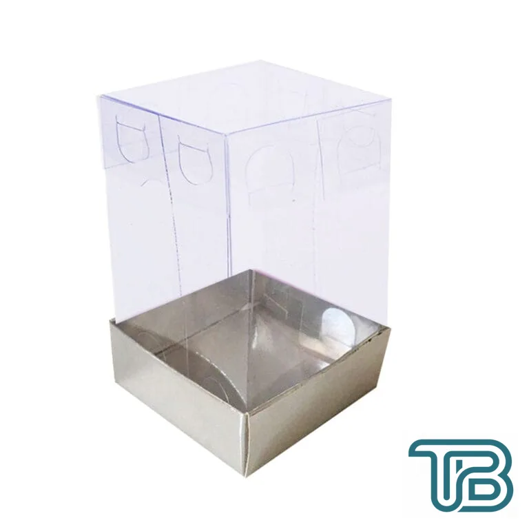 Asetat Kutu Altı Karton 5X5X8 CM (50 Adet) Gümüş - Eminönü ToptanS | Ticaretin Kalbinden