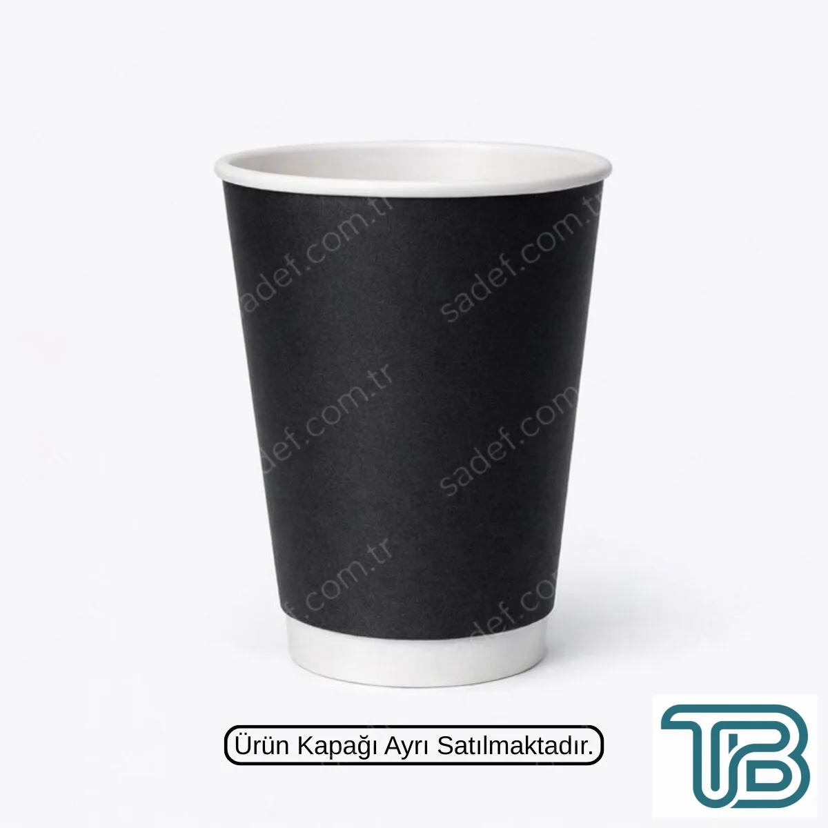SİYAH DOUBLE WALL ARNES 14 OZ BASKISIZ KARTON BARDAK SICAK 500 ADET