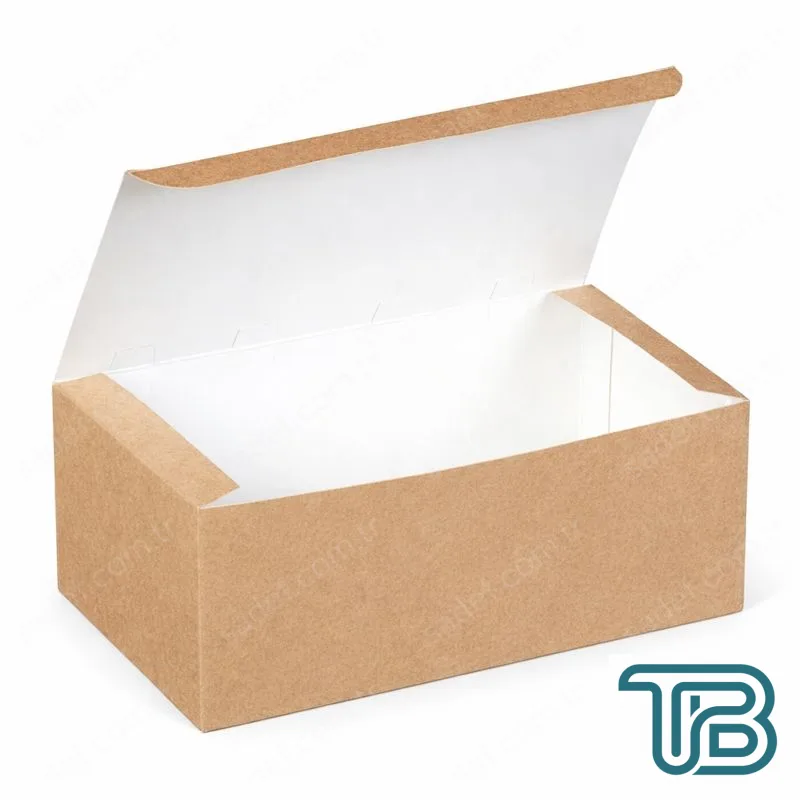 KRAFT NUGGET KUTUSU 12X22X8 ( BÜYÜK BOY ) 100 ADET
