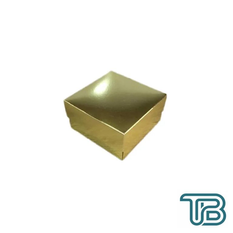 Komple Karton Kutu Düz Renk 10X10x5 CM (25 Adet) Gold - Eminönü ToptanS | Ticaretin Kalbinden