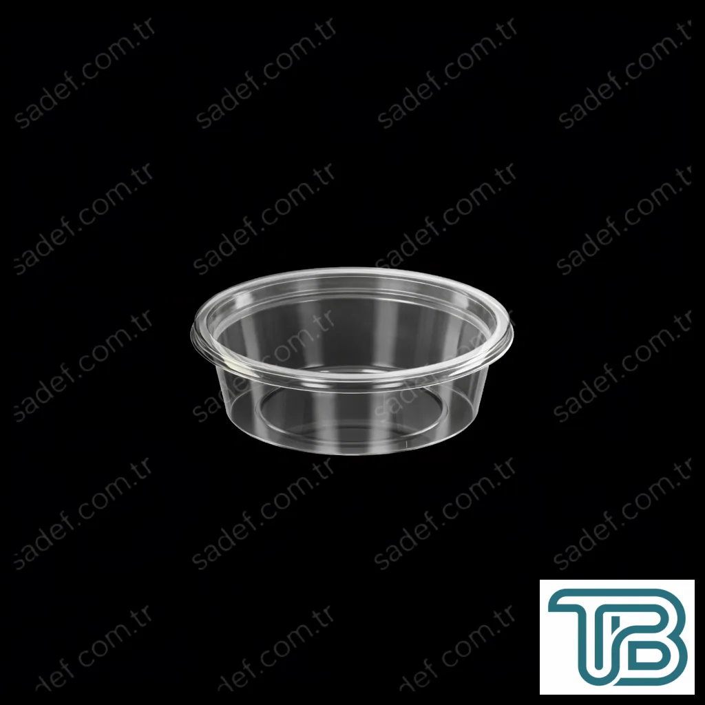 DİPACK PET 50 CC SOS KABI 2,5 GR ŞEFFAF + KAPAK 1000 ADET