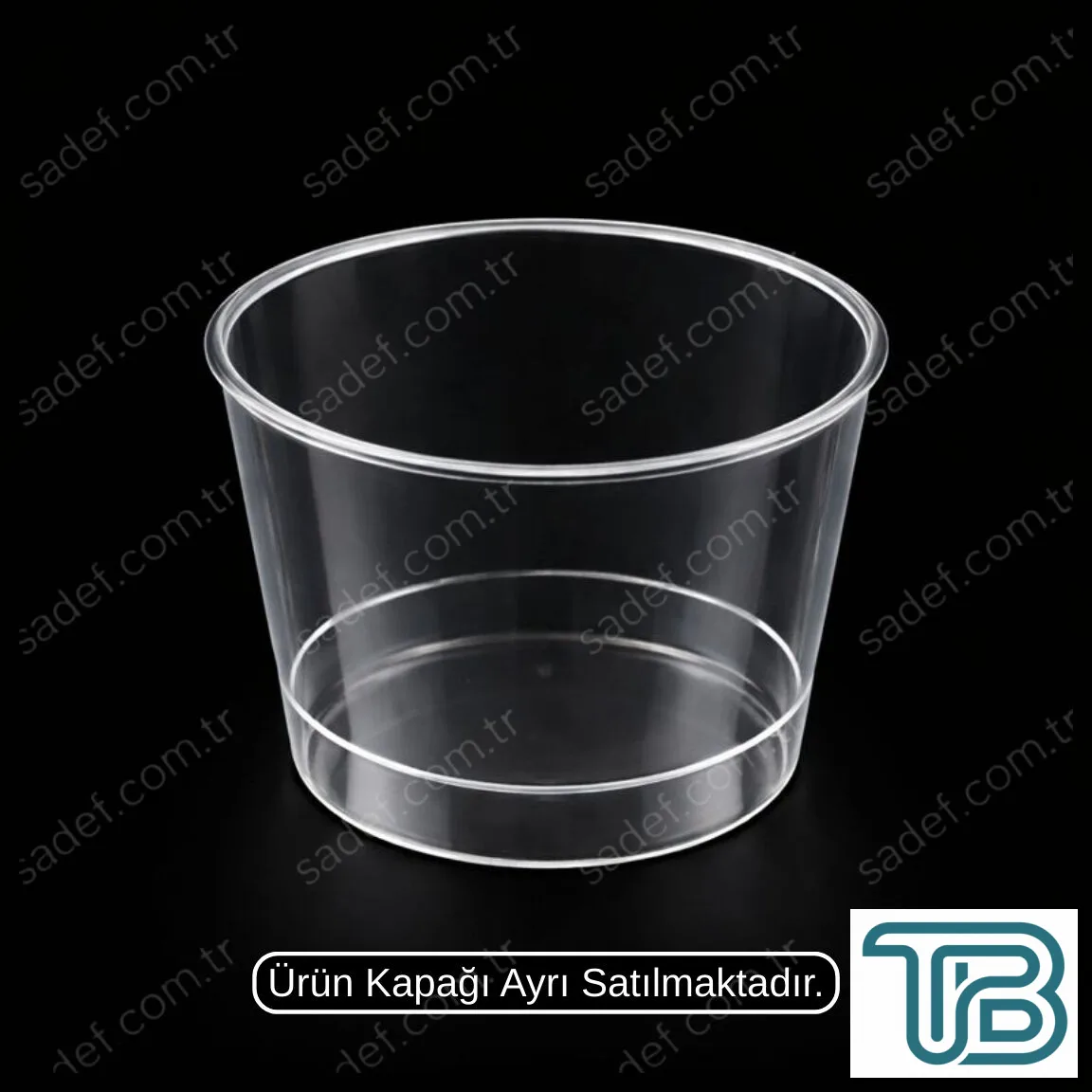 MAY356 250 CC BODEGA KAP ŞEFFAF 300 ADET