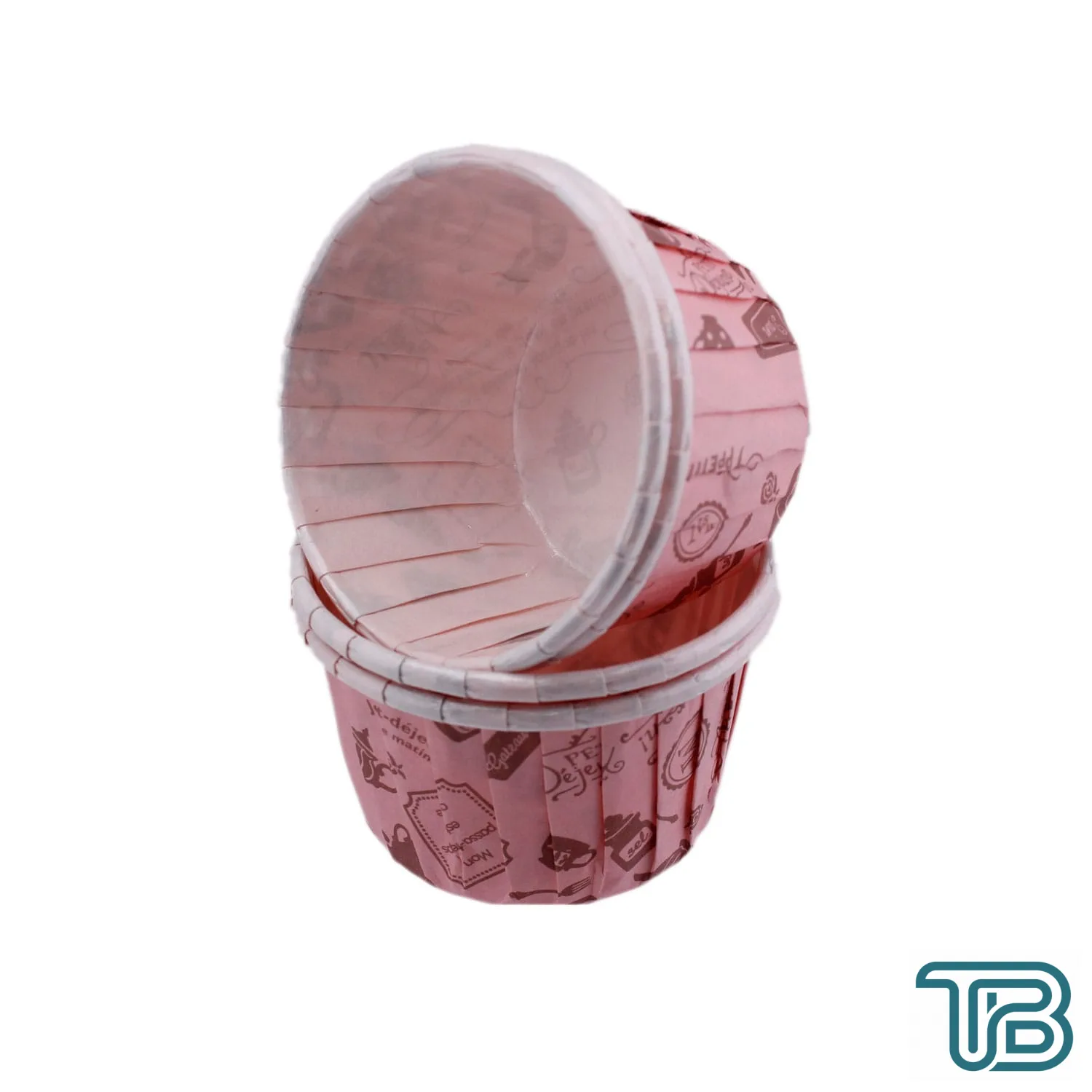 Cupcake Kalıbı Büyük Boy 62*40MM DESENLİ (50 Adet ) Pembe Mutfak Desenli - Eminönü ToptanS | Ticaretin Kalbinden