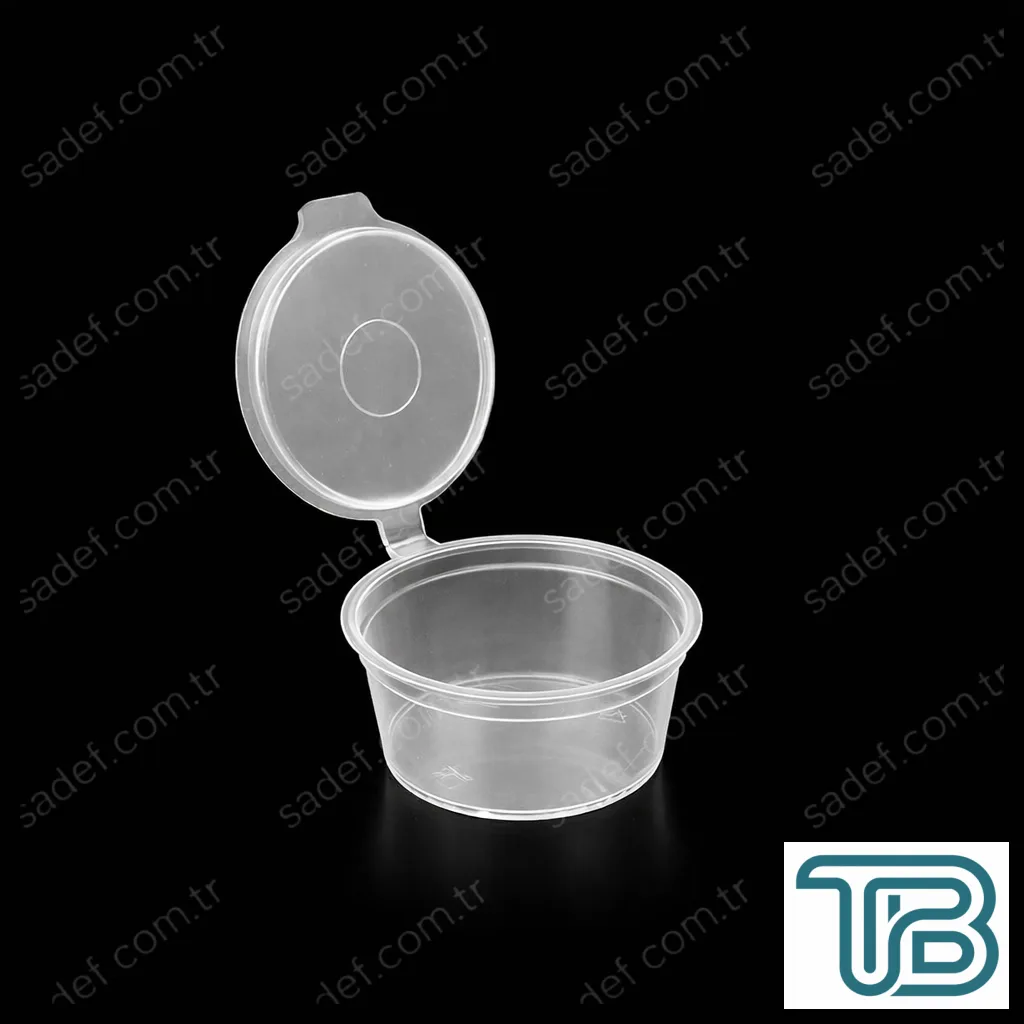 1 OZ KAPAKLI SOS KABI 30 ML PP ŞEFFAF 50 ADET X 20 PAKET
