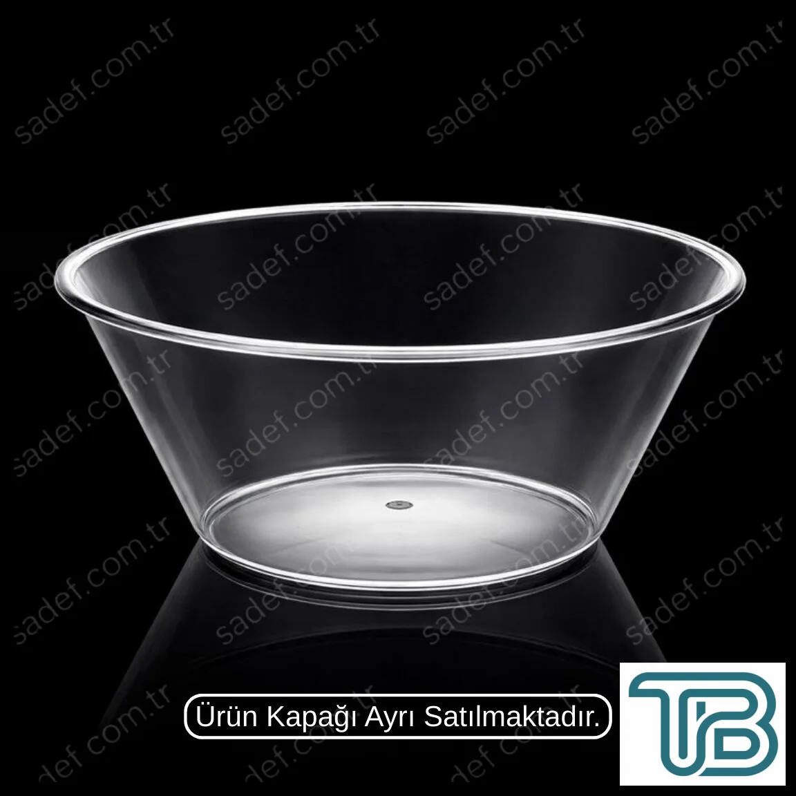MAY306 ( KOD6 ) KRİSTAL 220 CC V KASE ŞEFFAF 1000 ADET