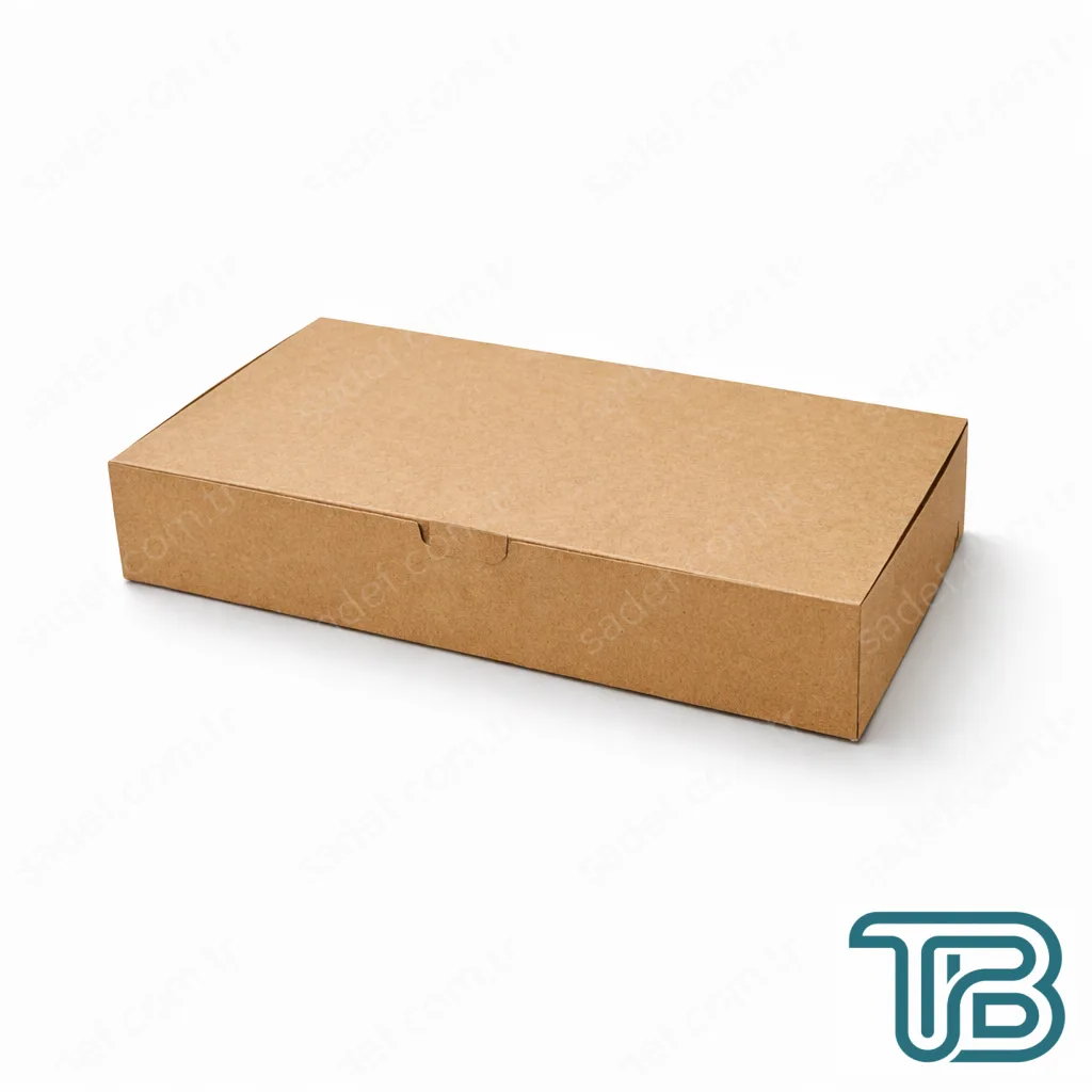 KRAFT ( BASKISIZ ) BAKLAVA KUTUSU 0,5 KG ( 22X12X4 CM ) 100 AD