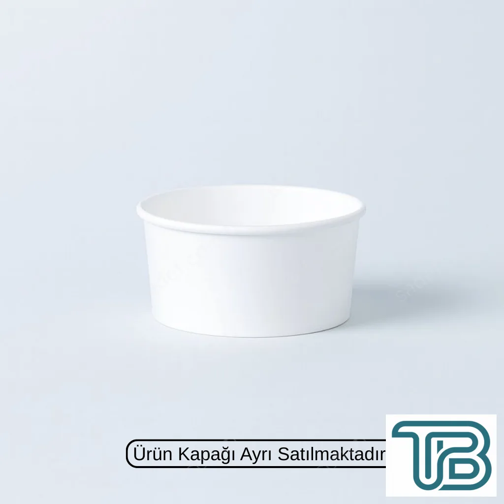 BEYAZ ARNES YAYVAN 100 CC BASKISIZ KARTON DONDURMA KASE 1000 ADET
