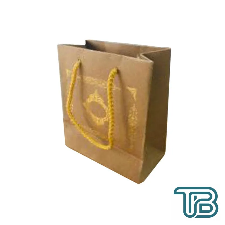 Karton İpsaplı Hediye Çantası Saray Desenli GOLD 15X17X8 10 Adet Kraft - Eminönü ToptanS | Ticaretin Kalbinden