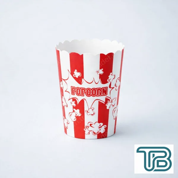 ARNES 16 OZ BASKILI KARTON POPCORN KASE 500 ADET