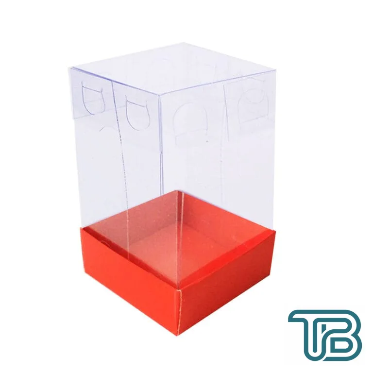 Asetat Kutu Altı Karton 5X5X8 CM (50 Adet) Kırmızı - Eminönü ToptanS | Ticaretin Kalbinden