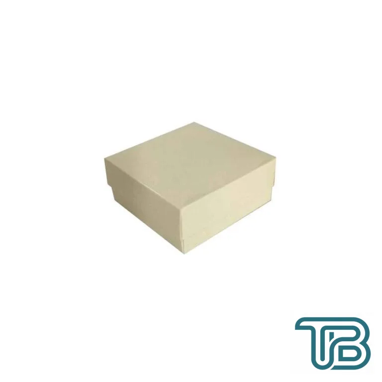 Komple Karton Kutu Düz Renk 9X9X3 CM (25 Adet) Krem - Eminönü ToptanS | Ticaretin Kalbinden