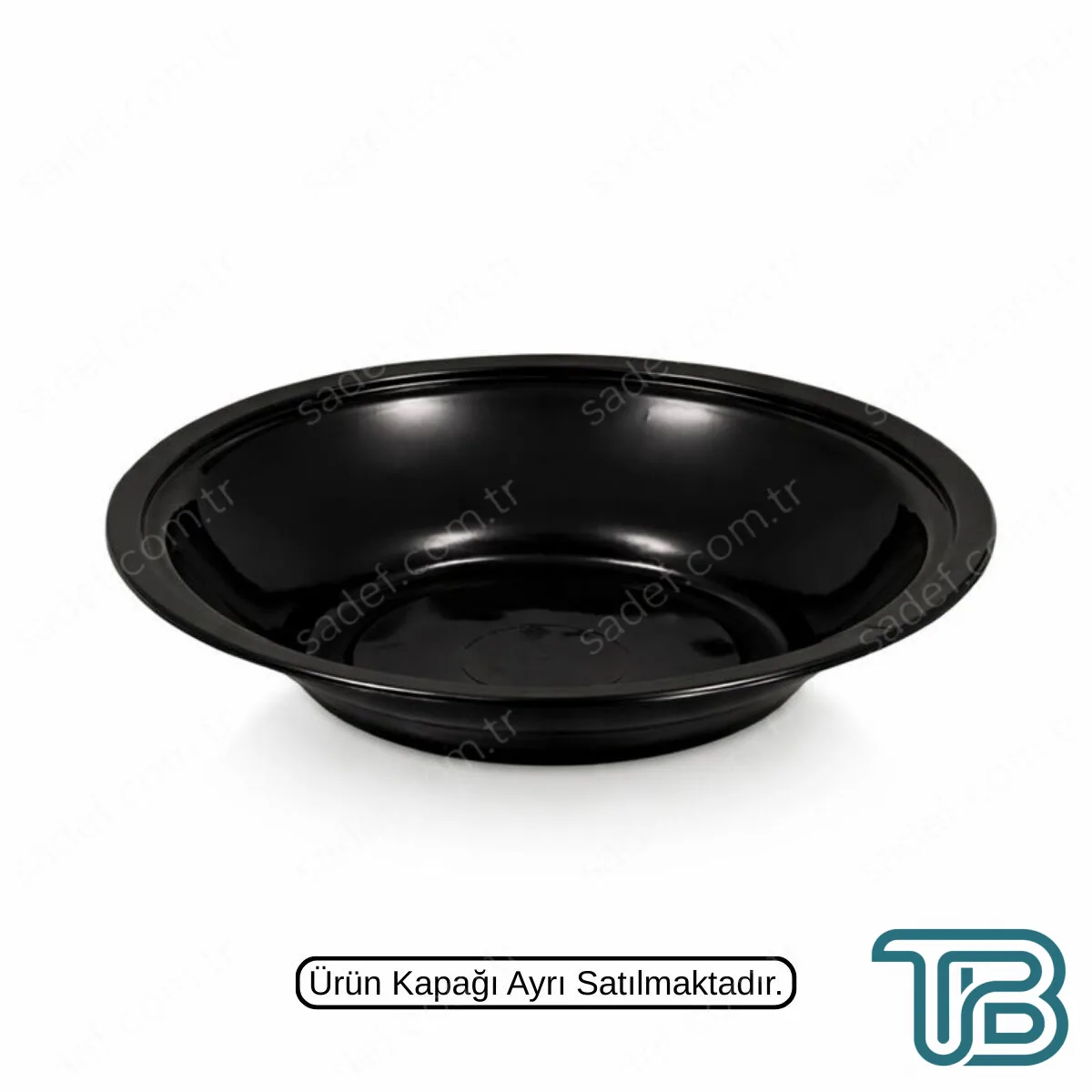 GÖVDE FT120 FOLYOTERM SERVİS VE SALATA KABI SİYAH 50 ADET