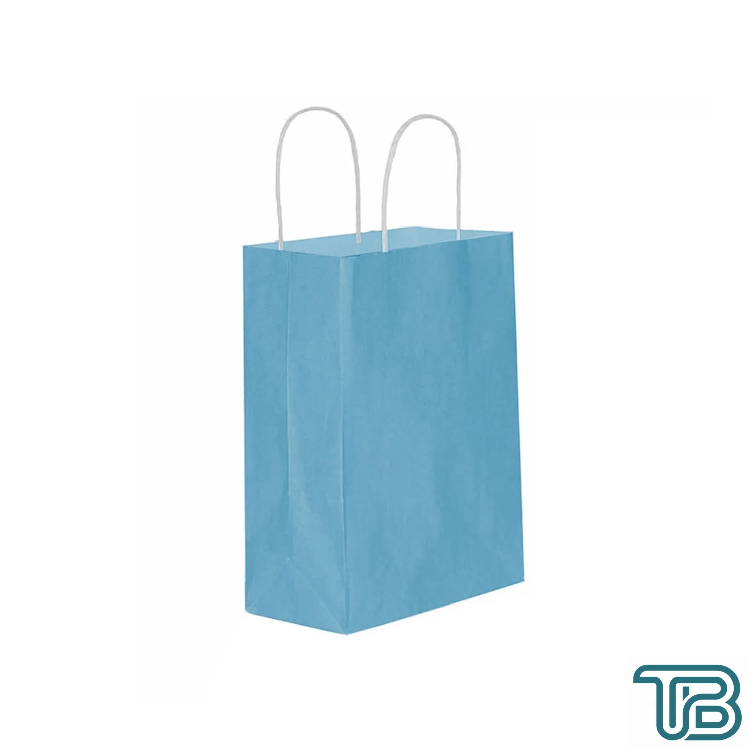 Kağıt Hediye Çantası Düz Renk Büyük Boy 25X31 CM (25 Adet) Mavi - Eminönü ToptanS | Ticaretin Kalbinden