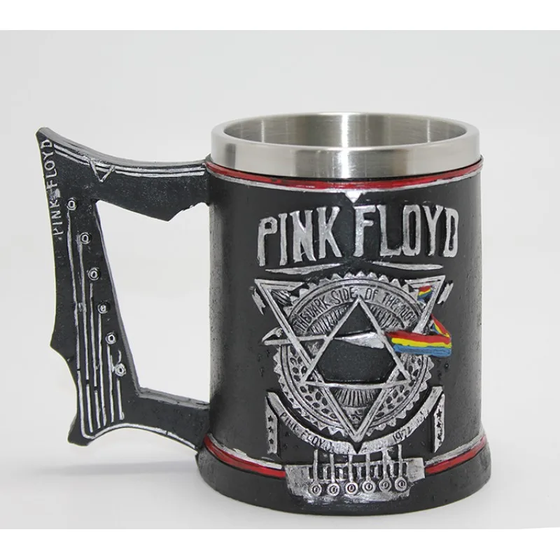 Pink Floyd Tasarım Kupa Bardak - 3D Kabartmalı - Paslanmaz Çelik
