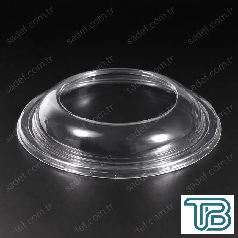 KAPAK FT121 FOLYOTERM SERVİS VE SALATA KABI ŞEFFAF 50 ADET