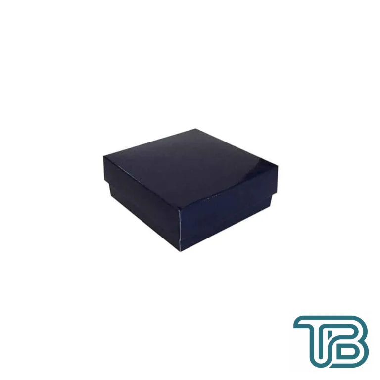 Komple Karton Kutu Düz Renk 9X9X3 CM (25 Adet) Lacivert - Eminönü ToptanS | Ticaretin Kalbinden