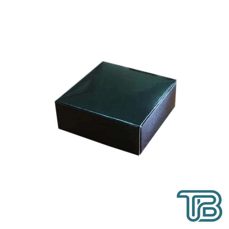 Komple Karton Kutu Düz Renk 6X6X2.5 CM (25 Adet) Siyah - Eminönü ToptanS | Ticaretin Kalbinden
