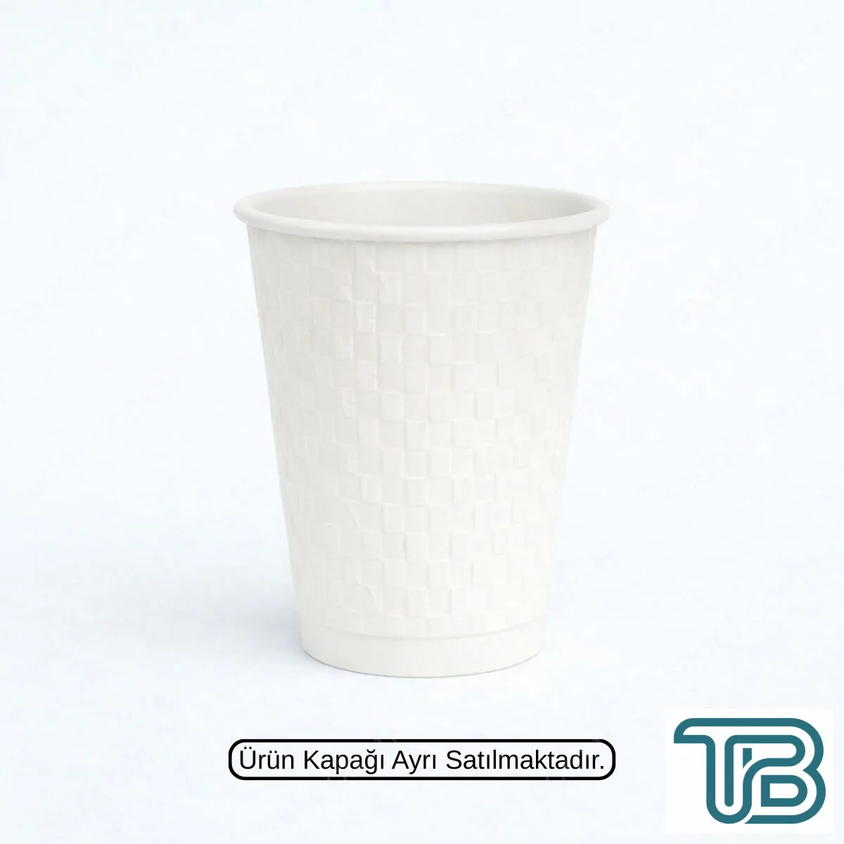 BEYAZ EMBOSSED 14 OZ BASKISIZ KARTON BARDAK SICAK 800 ADET