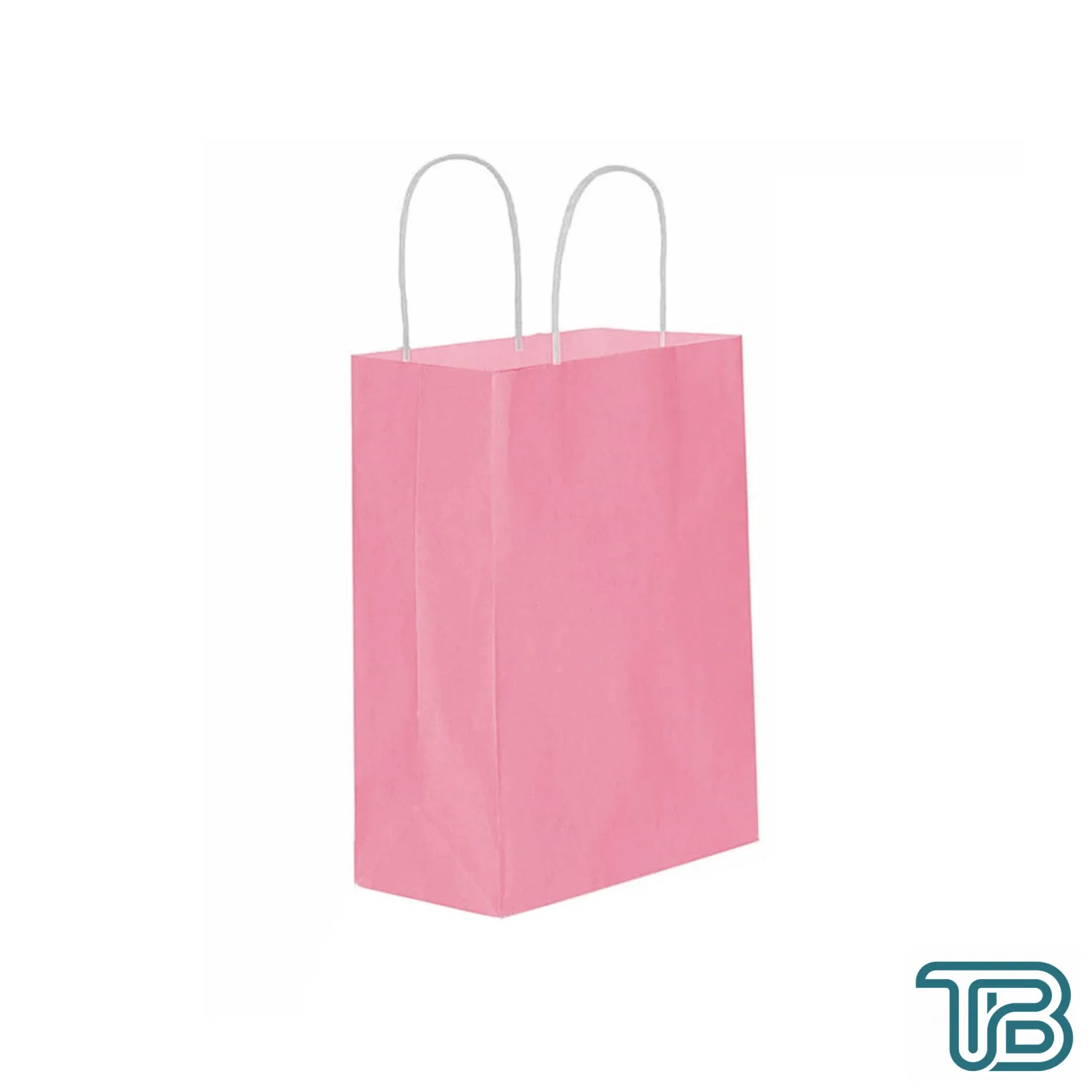 Kağıt Hediye Çantası Düz Renk Büyük Boy 25X31 CM (25 Adet) Pembe - Eminönü ToptanS | Ticaretin Kalbinden