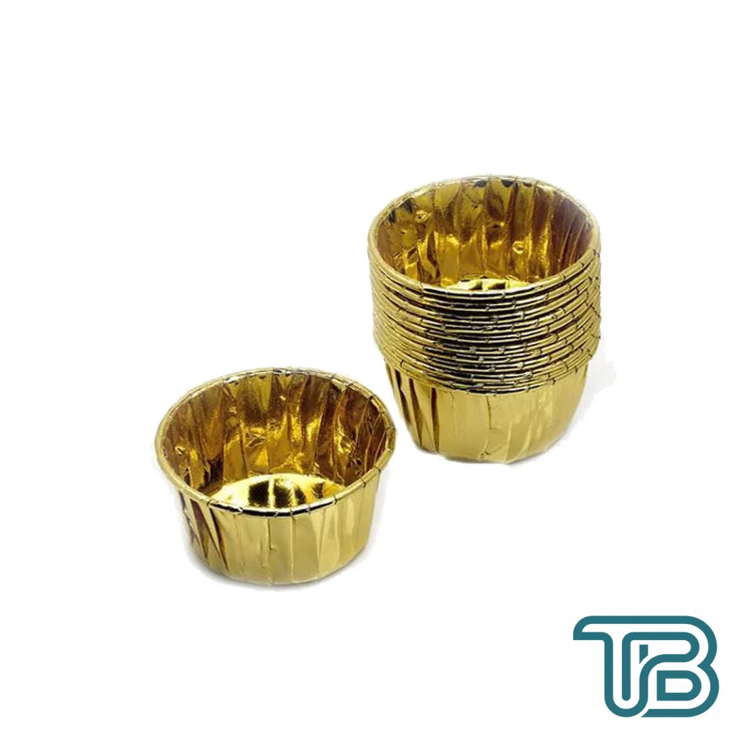 Cupcake Kalıbı Büyük Boy 62*40 Sufle-Muffin Kek Kalıbı (16 Adet) Altın - Eminönü ToptanS | Ticaretin Kalbinden