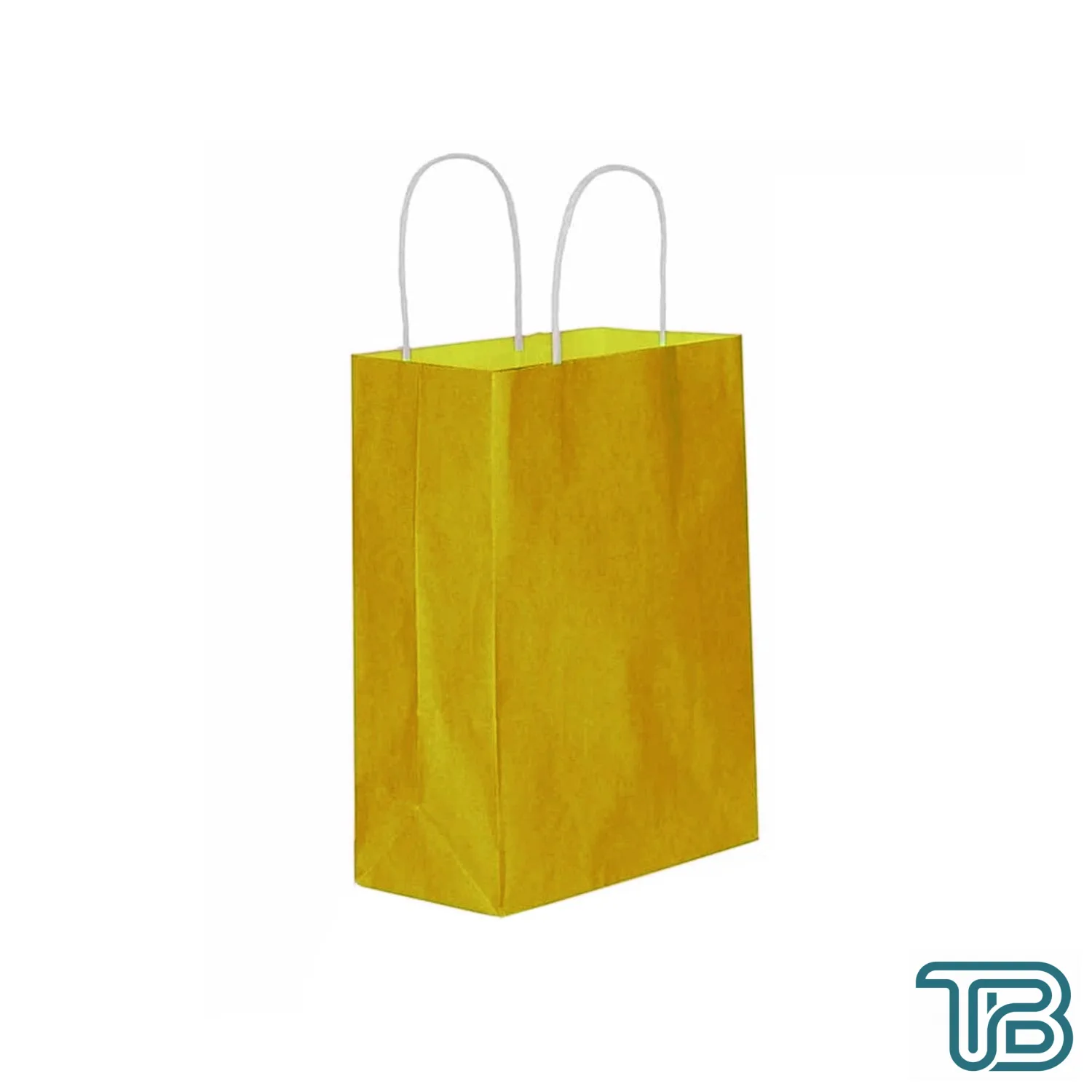 Kağıt Hediye Çantası Düz Renk Büyük Boy 25X31 CM (25 Adet) Gold - Eminönü ToptanS | Ticaretin Kalbinden