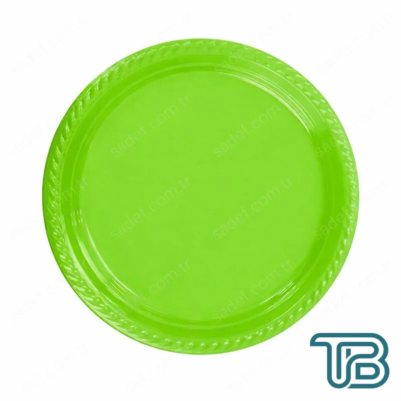 YEŞİL - PARTY TABAK 25 AD ( 10 GR )
