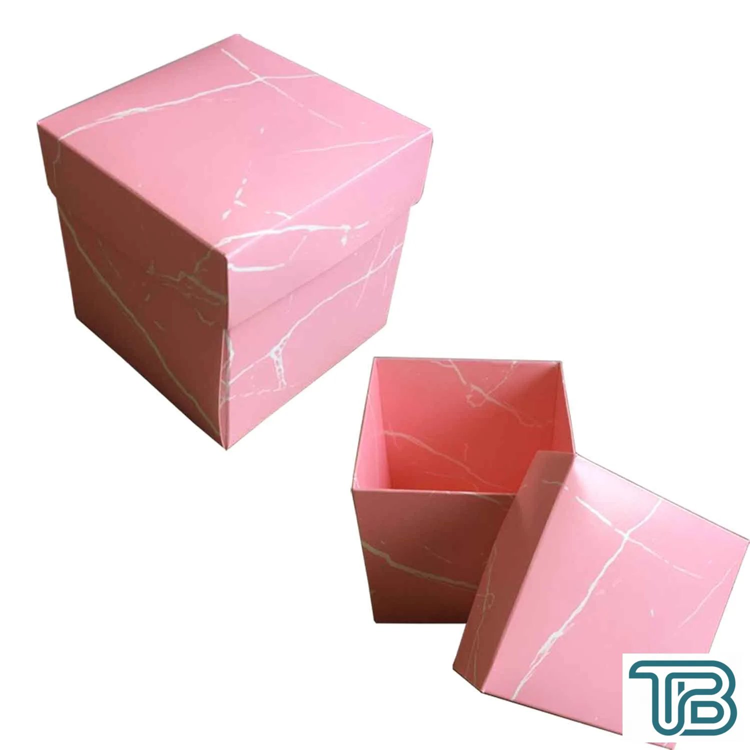 Komple Karton Kutu Mermer Desenli 10X10X10 (10 Adet ) Pembe - Eminönü ToptanS | Ticaretin Kalbinden