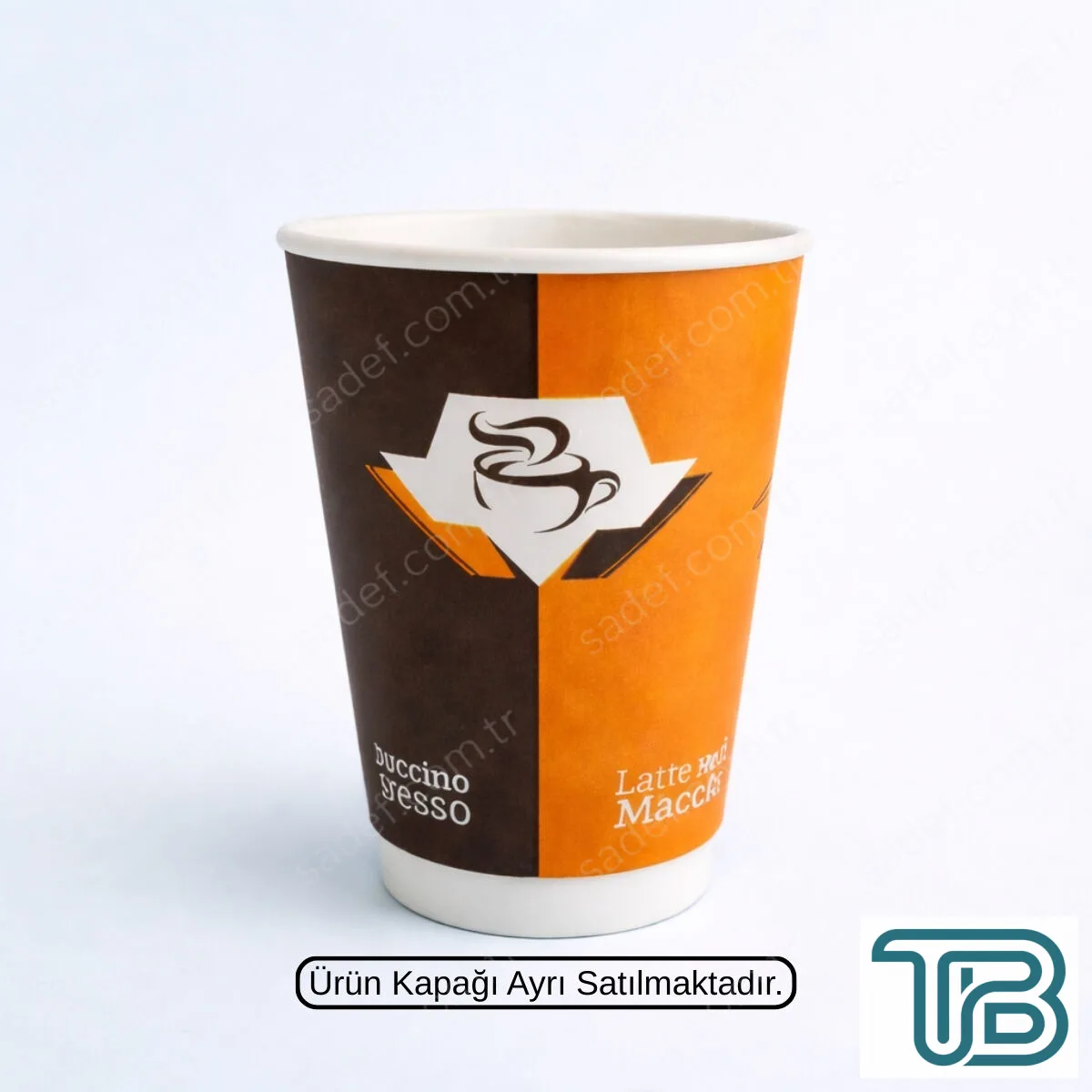 DOUBLE WALL ARNES 14 OZ BASKILI KARTON BARDAK SICAK 500 ADET