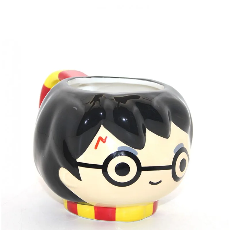 3D Harry Potter Figürlü Porselen Kupa Bardak - Hogwarts Temalı Tasarım