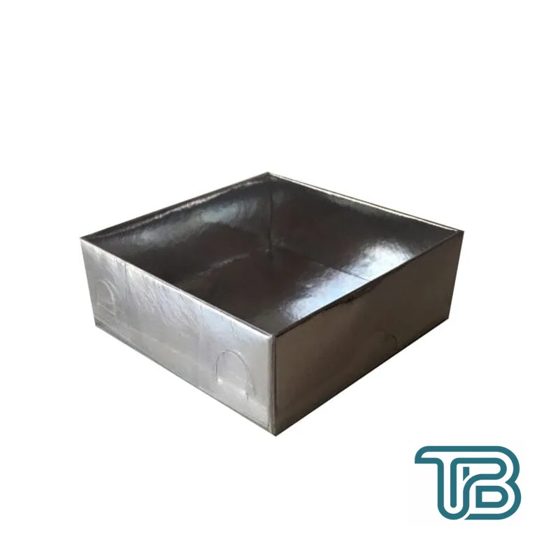 Asetat Kapaklı Karton Kutu 10X10X3 CM (50 Adet) Gümüş - Eminönü ToptanS | Ticaretin Kalbinden