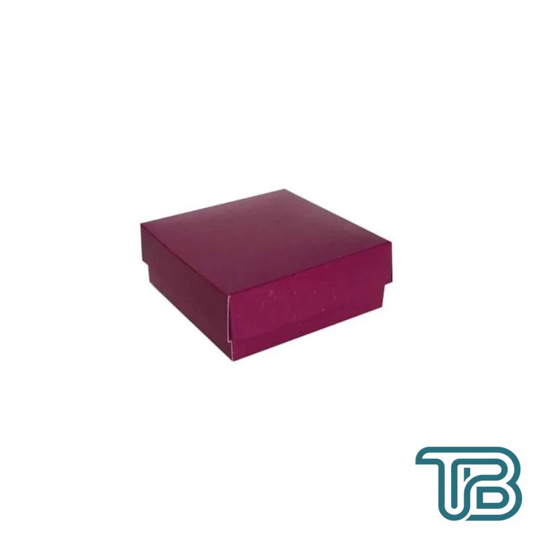 Komple Karton Kutu Düz Renk 8X8X3 CM (25 Adet) Mor - Eminönü ToptanS | Ticaretin Kalbinden